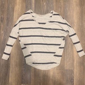 Free People Oversized Grey Shirt